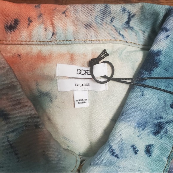 2 piece 2xl dope jacket tye dye - Picture 5 of 6